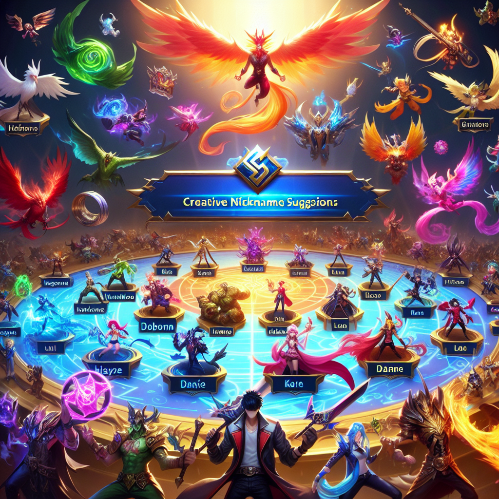 Creative Nickname Ideas for Mobile Legends: Stand Out in the Battle Arena
